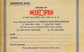 January 1946 sub card